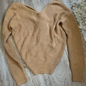 Fashion Nova tie back sweater